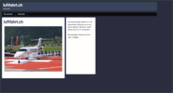 Desktop Screenshot of luftfahrt.ch